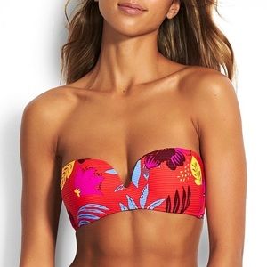 Seafolly On Vacation Bandeau Bra Bikini Top